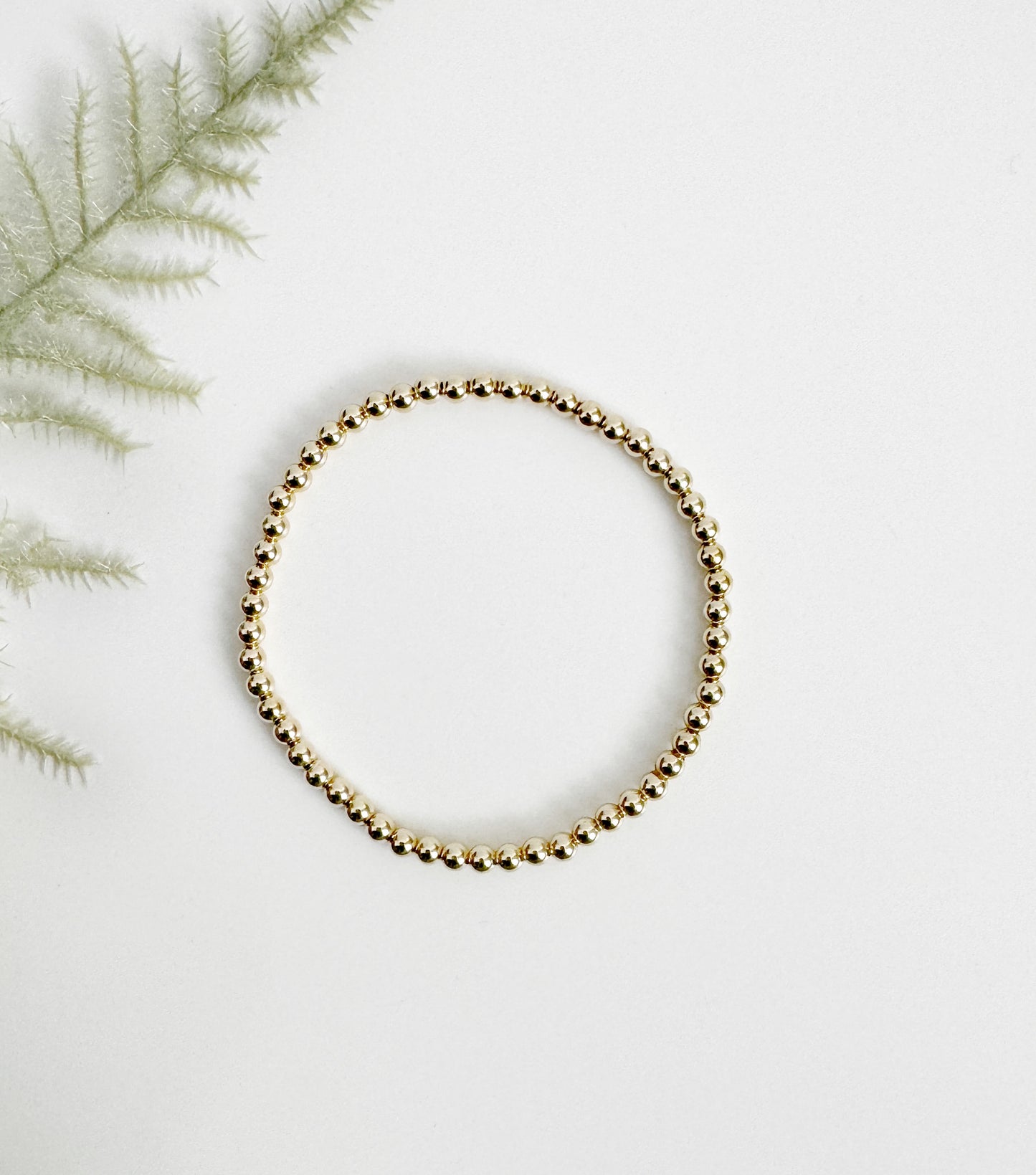 3mm Beaded Bracelet