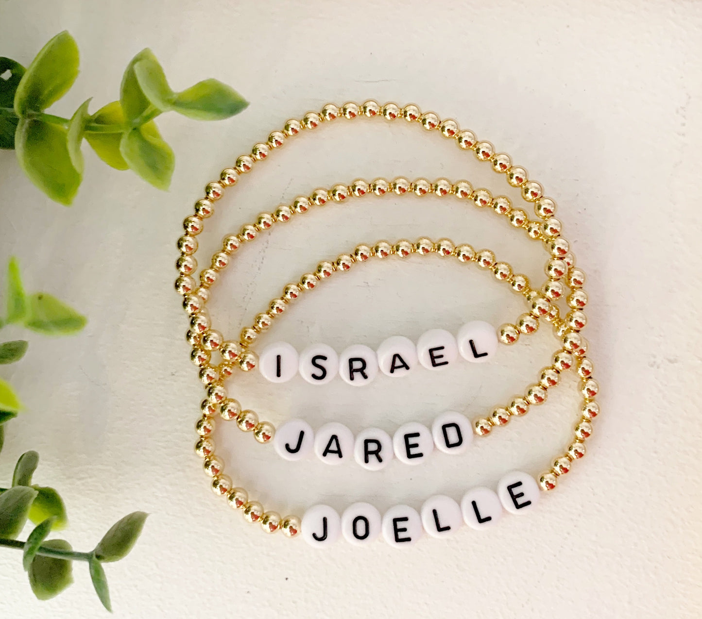 Personalized Custom Beaded Bracelet | Custom Word Bracelet | Name Bracelet